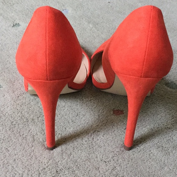 JustFab orange heels SZ9 - Picture 3 of 8